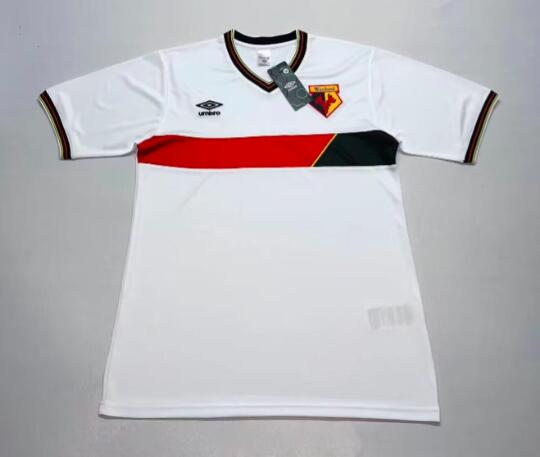 Thailand Quality(AAA) 1985/88 Watford Away Retro Soccer Jersey