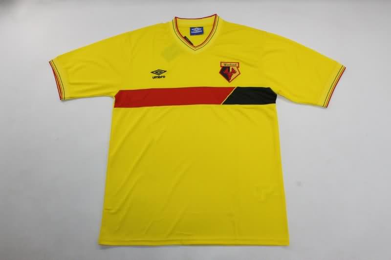 Thailand Quality(AAA) 1985/88 Watford Home Retro Soccer Jersey