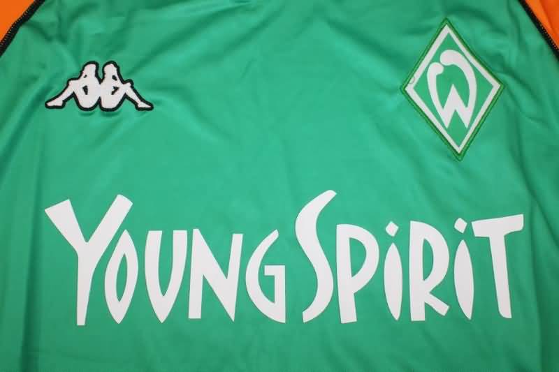 Thailand Quality(AAA) 2003/04 Werder Bremen Home Retro Soccer Jersey