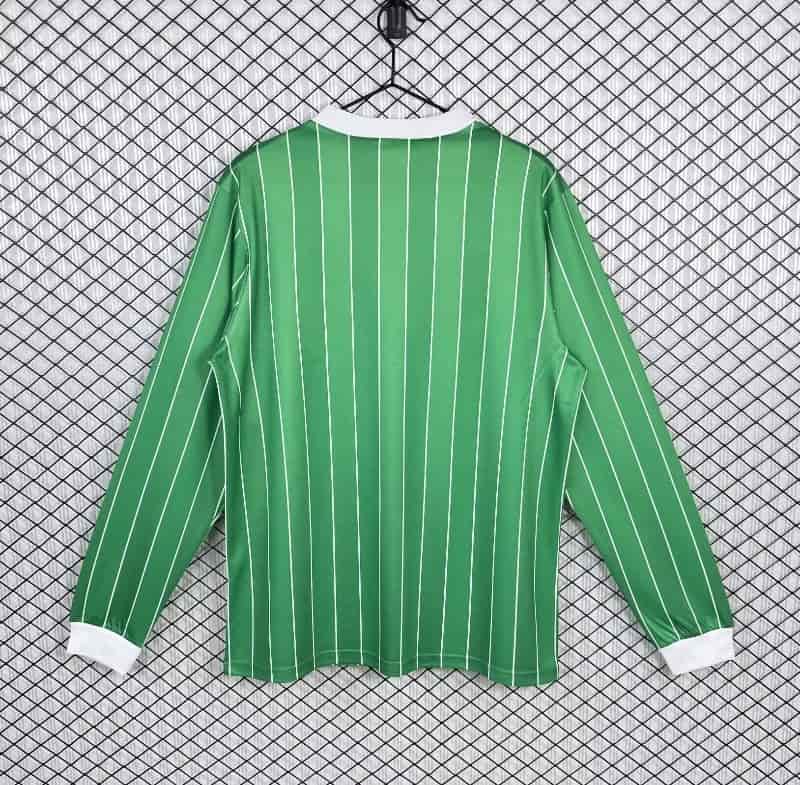 Thailand Quality(AAA) 1987/88 Werder Bremen Away Retro Long Sleeve Soccer Jersey