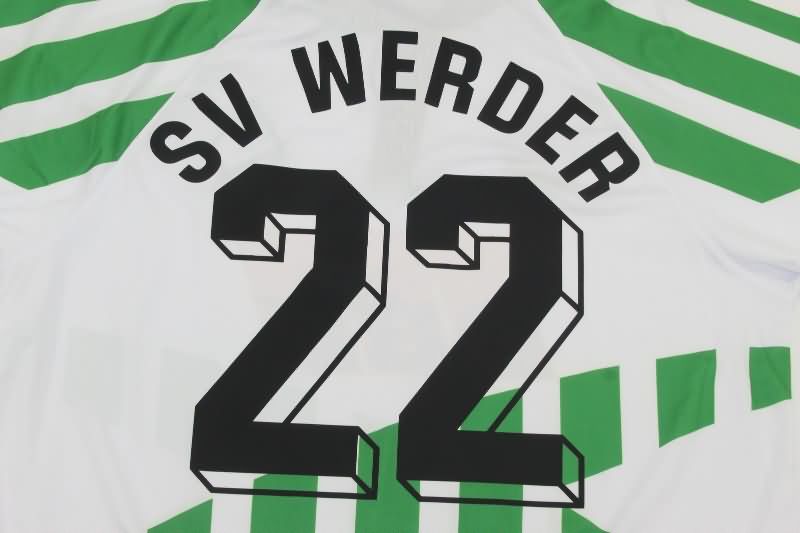 Thailand Quality(AAA) 1994/95 Werder Bremen Home Retro Soccer Jersey