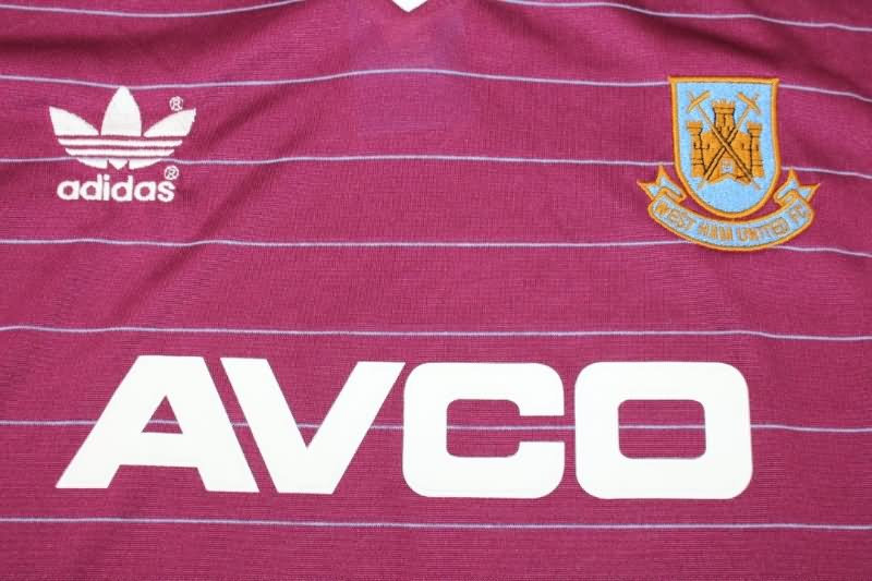 Thailand Quality(AAA) 1986 West Ham Home Retro Soccer Jersey