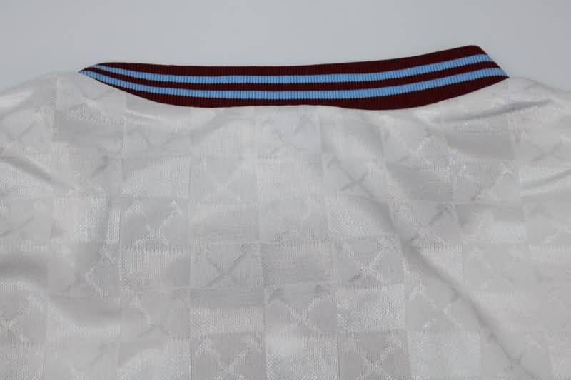 Thailand Quality(AAA) 1989/90 West Ham Away Retro Soccer Jersey