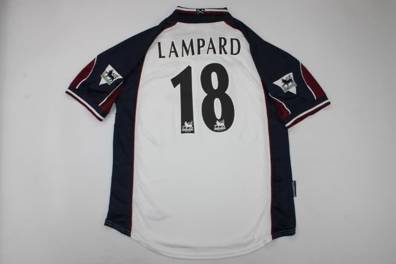 Thailand Quality(AAA) 1999/01 West Ham Away Retro Soccer Jersey