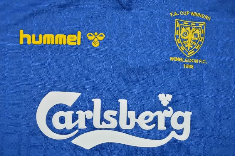 Thailand Quality(AAA) 1988/89 Wimbledon Home Retro Soccer Jersey