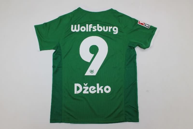 Thailand Quality(AAA) 2008/09 Wolfsburg Home Retro Soccer Jersey