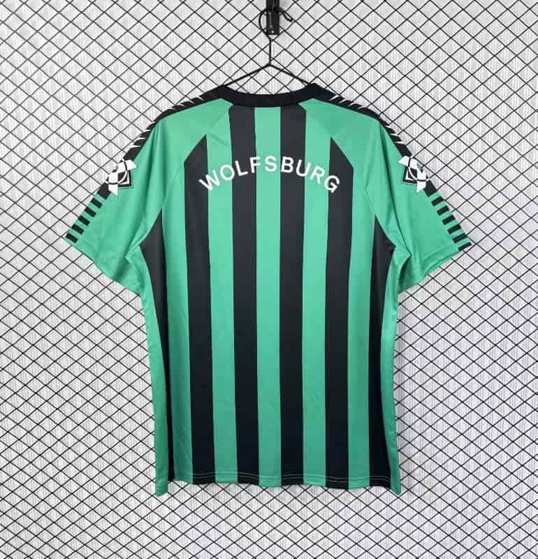 Thailand Quality(AAA) 1994/95 Wolfsburg Away Retro Soccer Jersey