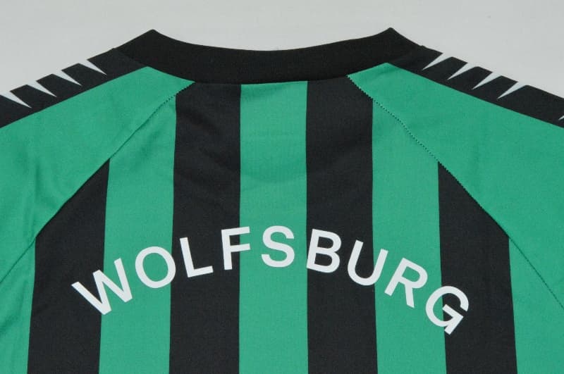 Thailand Quality(AAA) 1994/95 Wolfsburg Away Retro Soccer Jersey