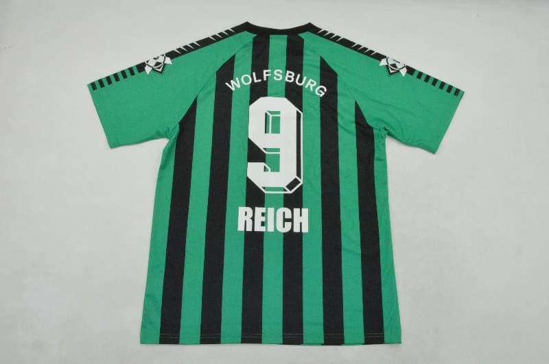 Thailand Quality(AAA) 1994/95 Wolfsburg Away Retro Soccer Jersey