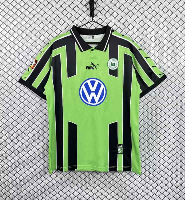 Thailand Quality(AAA) 1999/00 Wolfsburg Away Retro Soccer Jersey Thailand Quality(AAA) 1999/00 Wolfsburg Away Retro Soccer Jersey