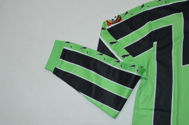 Thailand Quality(AAA) 1999/00 Wolfsburg Away Retro Long Sleeve Soccer Jersey