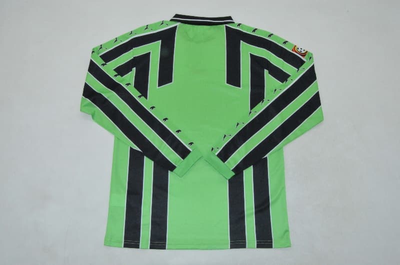 Thailand Quality(AAA) 1999/00 Wolfsburg Away Retro Long Sleeve Soccer Jersey