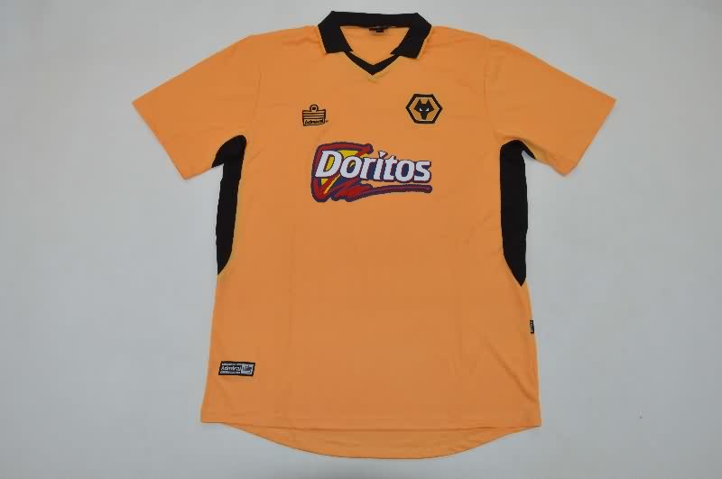Thailand Quality(AAA) 2002/04 Wolves Home Retro Soccer Jersey