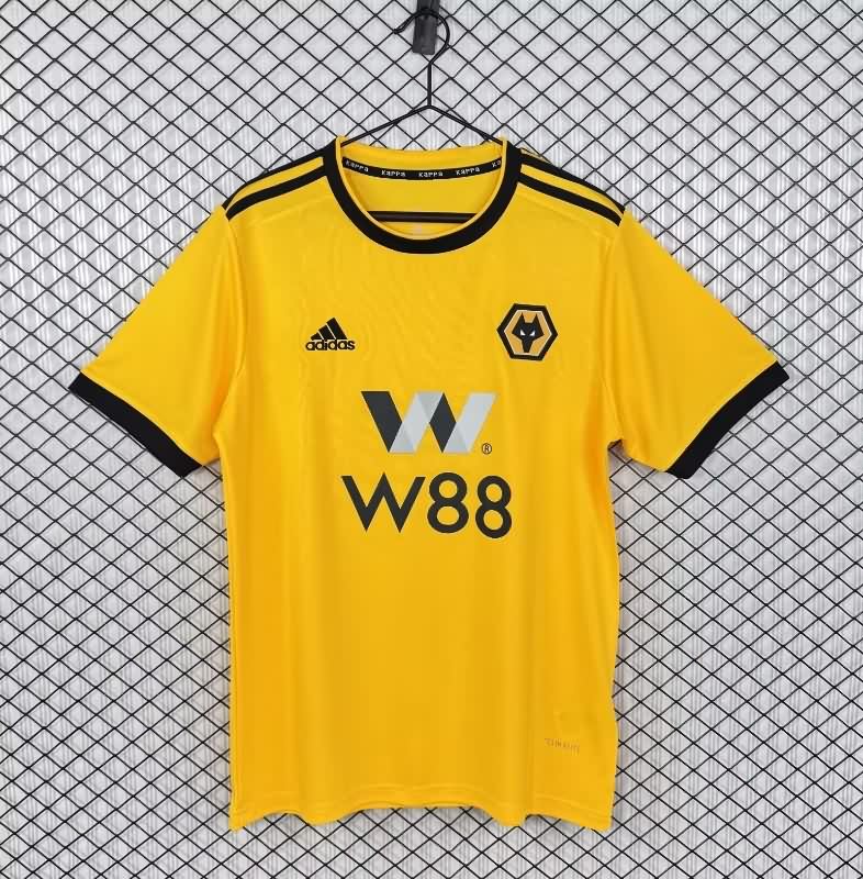 Thailand Quality(AAA) 2018/19 Wolves Home Retro Soccer Jersey