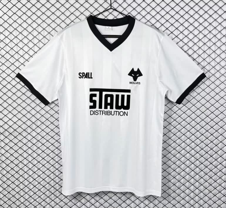 Thailand Quality(AAA) 1986/88 Wolves Away Retro Soccer Jersey