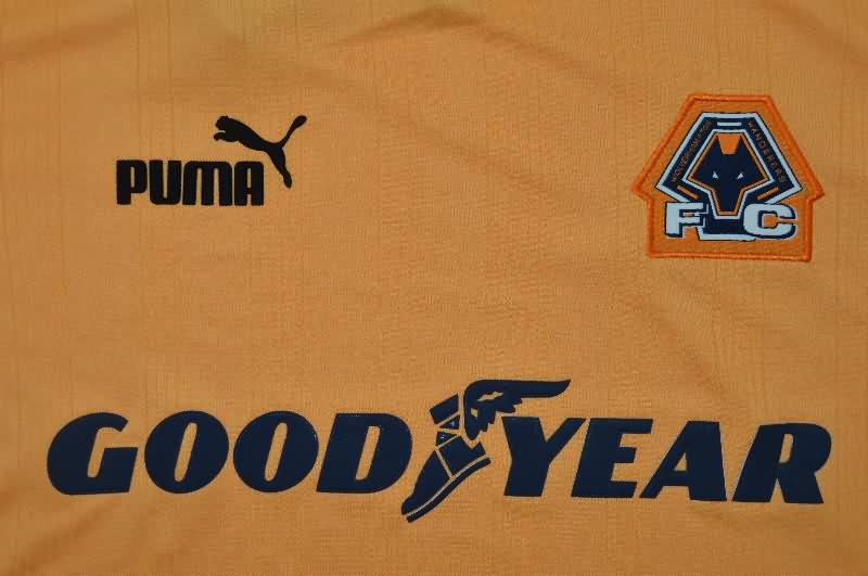 Thailand Quality(AAA) 1998/99 Wolves Home Retro Soccer Jersey