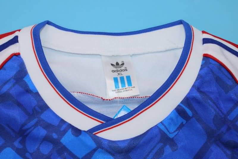 Thailand Quality(AAA) 1992 Yugoslavia Wolves Home Retro Soccer Jersey