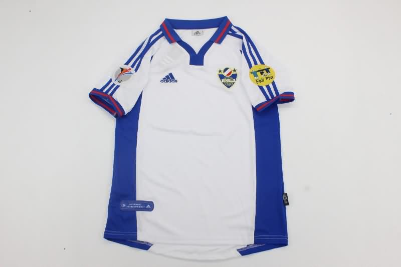 Thailand Quality(AAA) 2000 Yugoslavia Away Retro Soccer Jersey