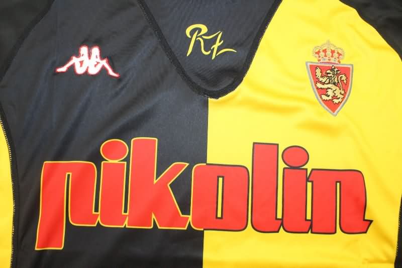 Thailand Quality(AAA) 2001/02 Zaragoza Away Retro Soccer Jersey