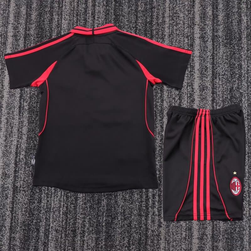2000/01 AC Milan Third Kids Soccer Jersey And Shorts