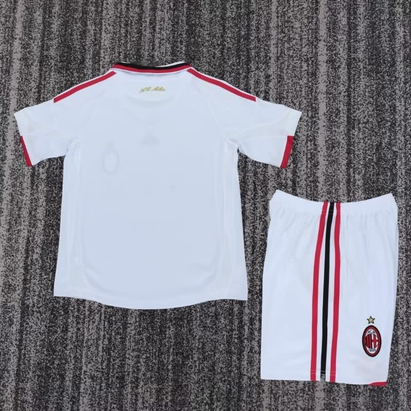 2009/10 AC Milan Away Kids Soccer Jersey And Shorts