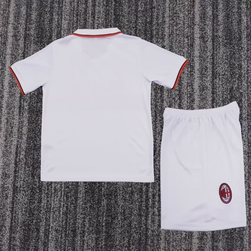 1993/94 AC Milan Away Kids Soccer Jersey And Shorts