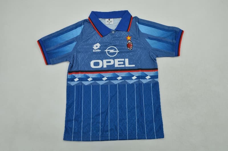 1995/96 AC Milan Away Kids Soccer Jersey And Shorts