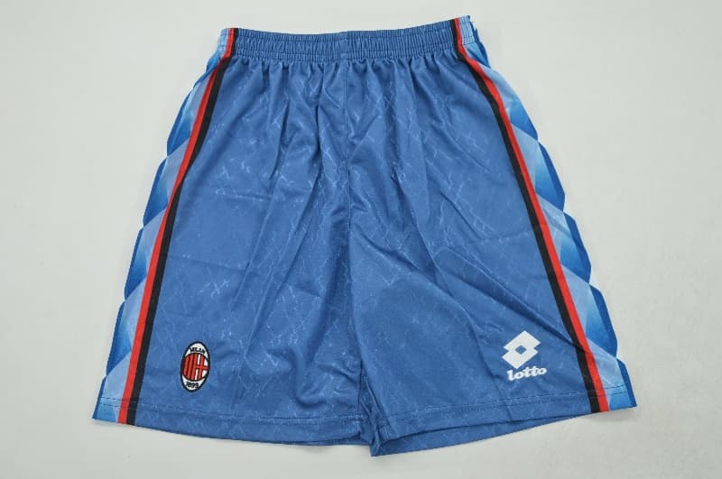 1995/96 AC Milan Away Kids Soccer Jersey And Shorts