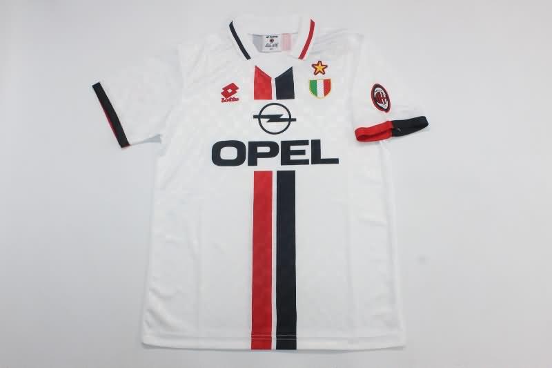 1996/97 AC Milan Away Kids Soccer Jersey And Shorts
