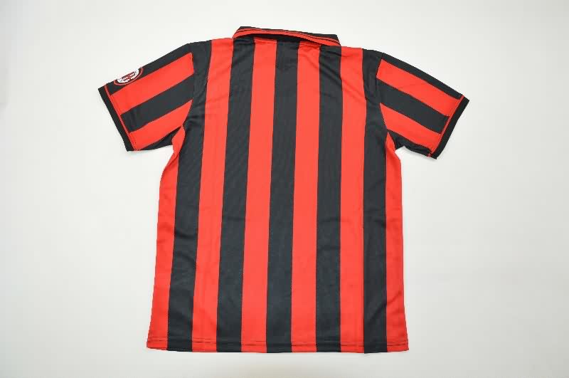 1996/97 AC Milan Home Kids Soccer Jersey And Shorts