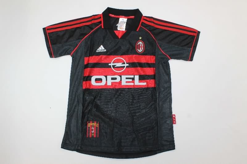 1998/99 AC Milan Third Kids Soccer Jersey And Shorts