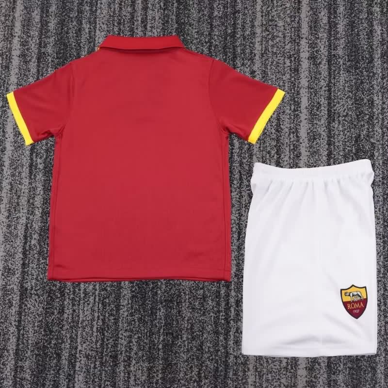 2014/15 AS Roma Home Kids Soccer Jersey And Shorts