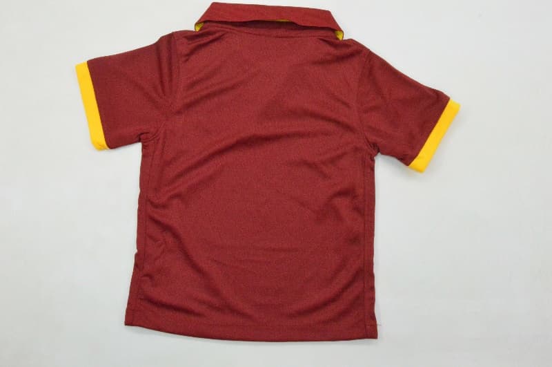 2014/15 AS Roma Home Kids Soccer Jersey And Shorts