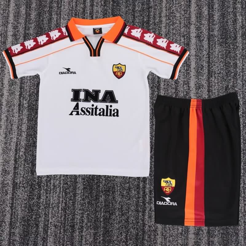 1998/99 AS Roma Away Kids Soccer Jersey And Shorts 1998/99 AS Roma Away Kids Soccer Jersey And Shorts