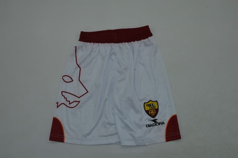 1999/00 AS Roma Home Kids Soccer Jersey And Shorts