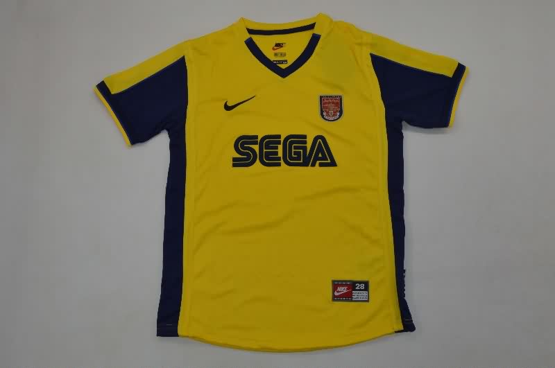 2000/01 Arsenal Away Kids Soccer Jersey And Shorts