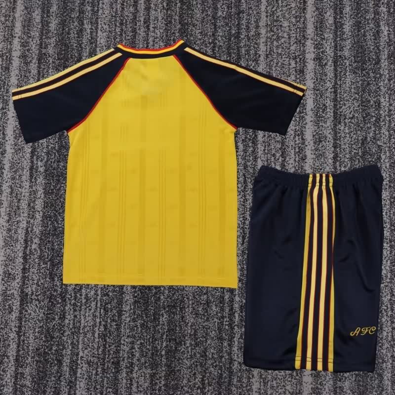 1988/90 Arsenal Away Kids Soccer Jersey And Shorts