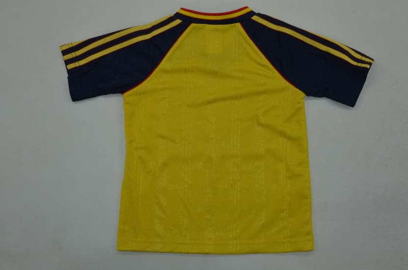 1988/90 Arsenal Away Kids Soccer Jersey And Shorts