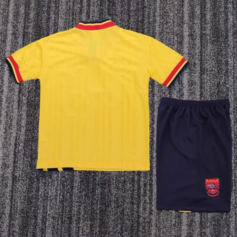 1993/94 Arsenal Away Kids Soccer Jersey And Shorts