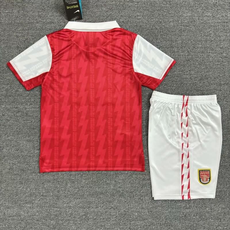 1994/96 Arsenal Home Kids Soccer Jersey And Shorts