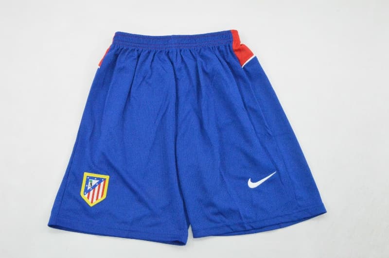 2004/05 Atletico Madrid Home Long Sleeve Kids Soccer Jersey And Shorts