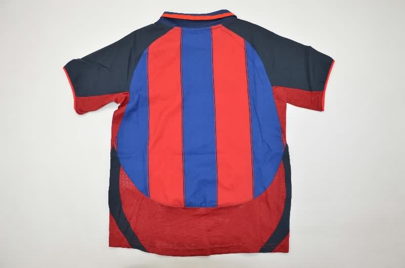 2003/04 Barcelona Home Kids Soccer Jersey And Shorts