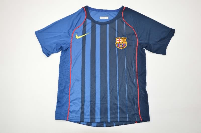2004/05 Barcelona Away Kids Soccer Jersey And Shorts