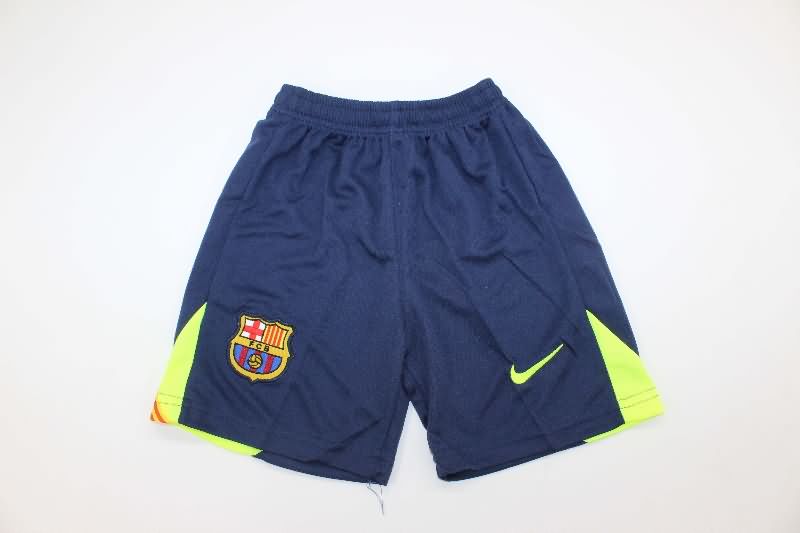 2005/06 Barcelona Away Kids Soccer Jersey And Shorts