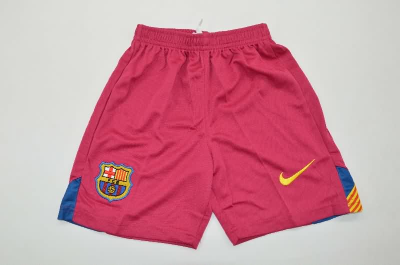 2005/06 Barcelona Home Long Sleeve Kids Soccer Jersey And Shorts
