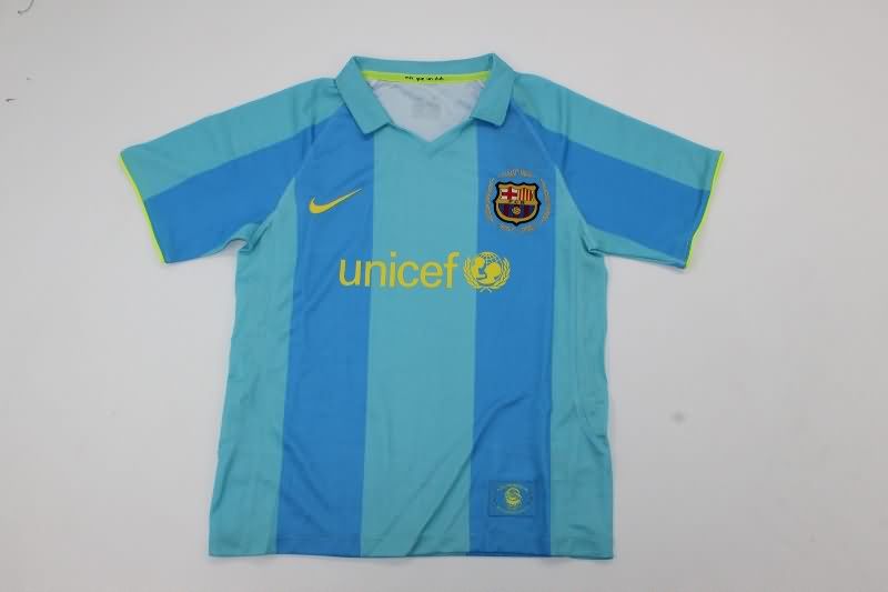 2007/08 Barcelona Away Kids Soccer Jersey And Shorts