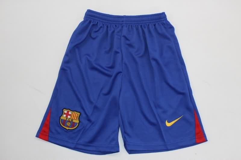 2008/09 Barcelona Home Kids Soccer Jersey And Shorts