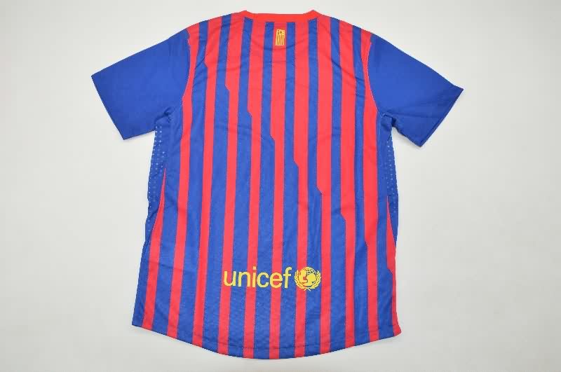 2011/12 Barcelona Home Kids Soccer Jersey And Shorts