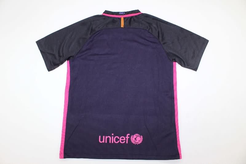 2016/17 Barcelona Away Kids Soccer Jersey And Shorts