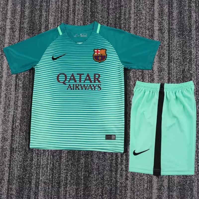2016/17 Barcelona Third Kids Soccer Jersey And Shorts 2016/17 Barcelona Third Kids Soccer Jersey And Shorts